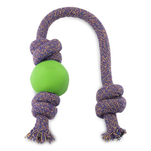 Beco Ball mit Seil grün