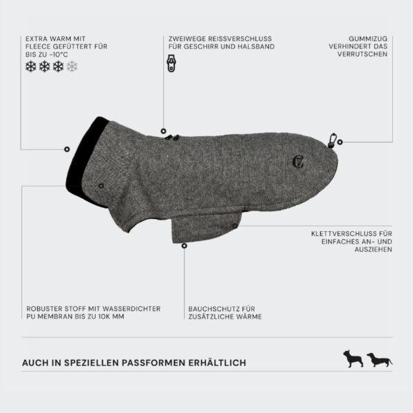 Cloud7 Brooklyn Übersicht Tweed Black