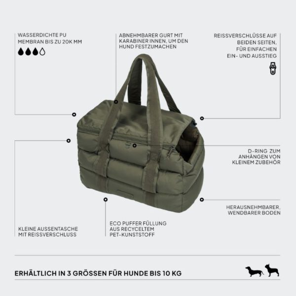 Cloud7 Tasche Montreal Oliv Info