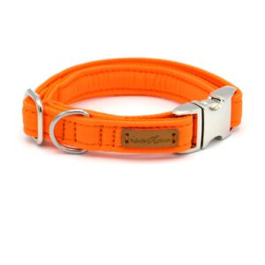 Isartau Halsband Softie Orange Silber