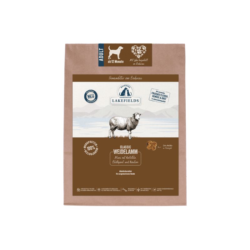 Lakefields Trockenfleisch Menü Lamm