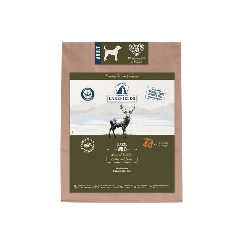 Lakefields Trockenfleisch Menü Wild