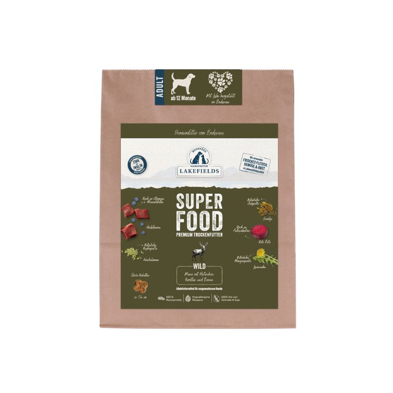 Lakefields Trockenfutter Superfood Menü Wild