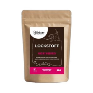 Pfotenkram Lockstoff Rind-Himbeere Vorderseite