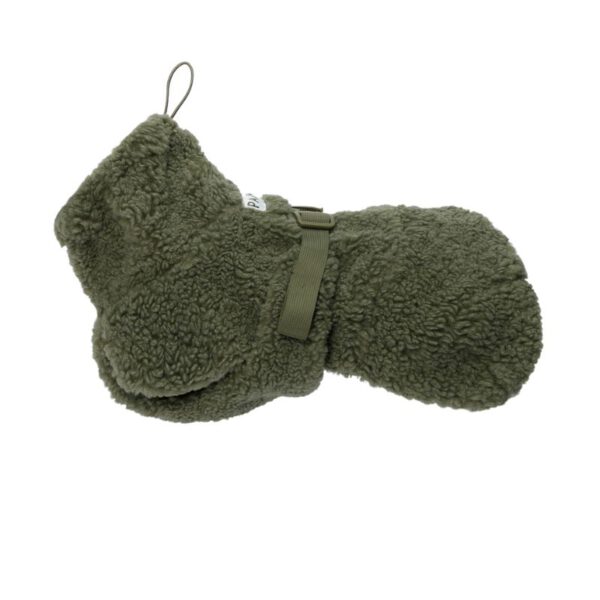 PAIKKA Hundepullover Sherpa Oliv
