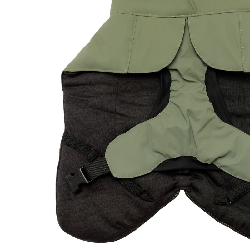 PAIKKA Winterjacke Grün Innenfutter