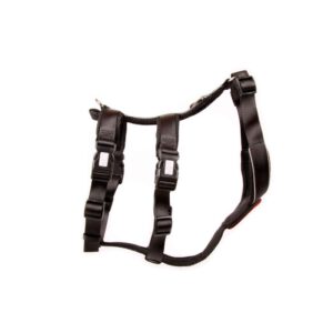 StyleSnout - Sicherheitsgeschirr – Patch&Safe – Black-Black seitlich